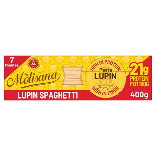 La Molisana Lupin Spaghetti Protein Pasta 400g (Pack of 3)