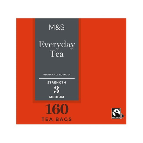 M&S Fairtrade Everyday Tea Bags 160's (Pack of 2)