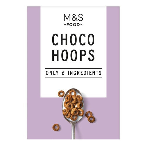 M&S Only 6 Ingredients Choco Hoops 300g (Pack of 3)
