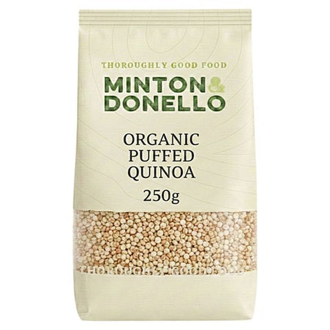 Mintons Good Food Organic Puffed Quinoa 250g (Pack of 3)