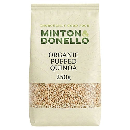 Mintons Good Food Organic Puffed Quinoa 250g (Pack of 3)