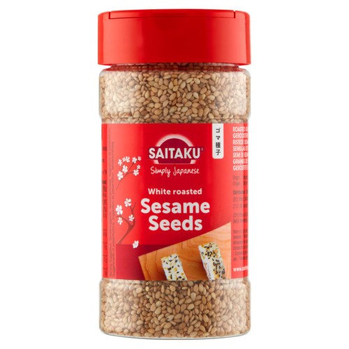 Saitaku Roasted White Sesame Seeds 95g (Pack of 2)