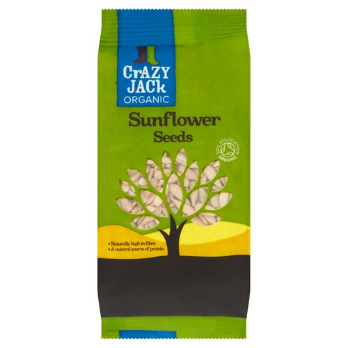 Crazy Jack Organic Sunflower Seeds 100g (Pack of 3)