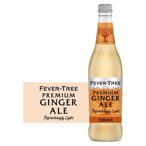 Fever-Tree Refreshingly Light Ginger Ale 500ml (Pack of 6)