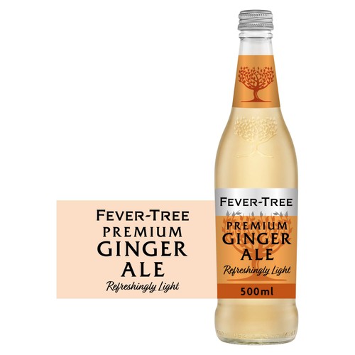 Fever-Tree Refreshingly Light Ginger Ale 500ml (Pack of 6)