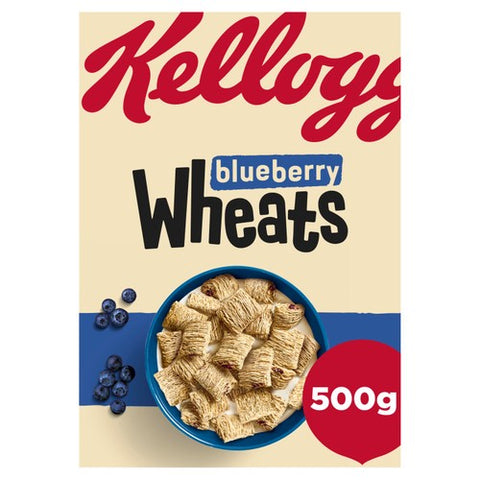Kellogg's Wheats Blueberry Breakfast Cereal 500g (Pack of 3)