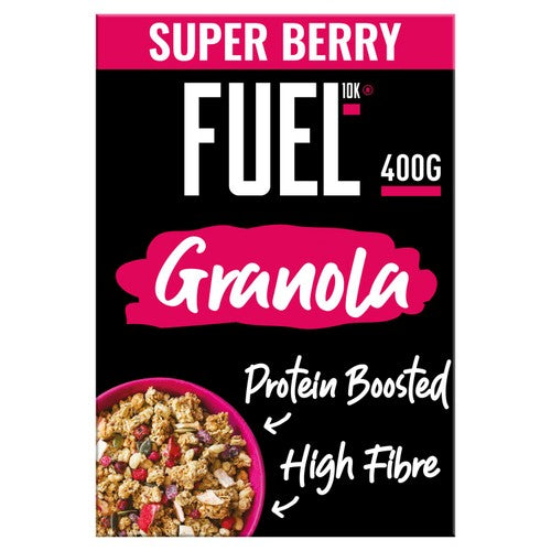 FUEL 10K Super Berry Protein Granola Breakfast Cereal 400g (Pack of 3)