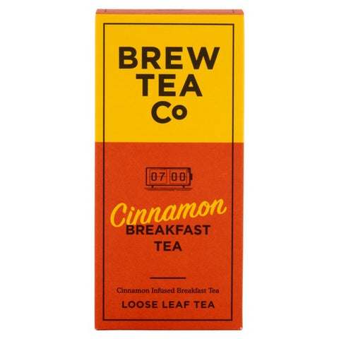 Brew Tea Co Twisted Breakfast - Cinnamon - Loose Leaf Tea 113g (Pack of 2)