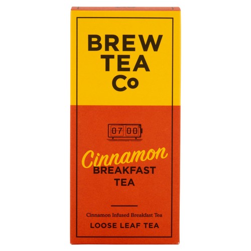 Brew Tea Co Twisted Breakfast - Cinnamon - Loose Leaf Tea 113g (Pack of 2)
