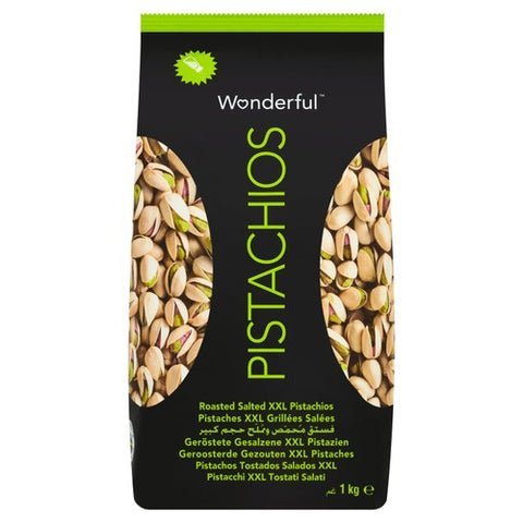 Wonderful Pistachios Roasted & Salted 1kg (Pack of 3)