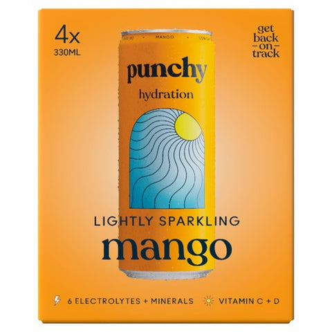 Punchy Mango Hydration 4 x 330ml (Pack of 2)