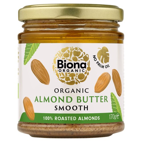 Biona Organic Almond Butter 170g (Pack of 2)