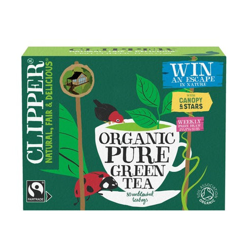 Clipper Organic Fairtrade Green Tea Bags 80's (Pack of 2)