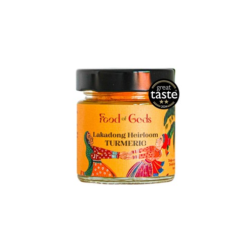 Food of Gods Lakadong Heirloom Turmeric 50g (Pack of 2)