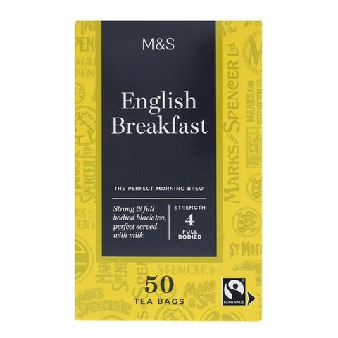 M&S Fairtrade English Breakfast Tea Bags 50's (Pack of 2)