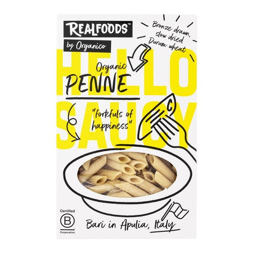 Realfoods Organic Penne Pasta 500g (Pack of 3)