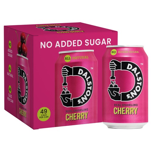 Dalston's Sparkling Cherry 4 x 330ml (Pack of 2)