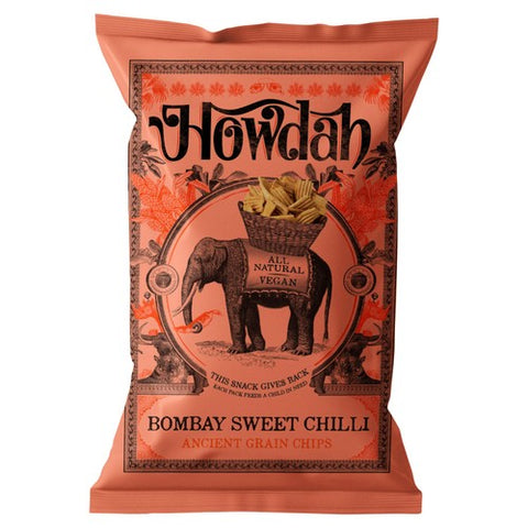 Howdah Snacks Bombay Sweet Chilli 117g (Pack of 3)