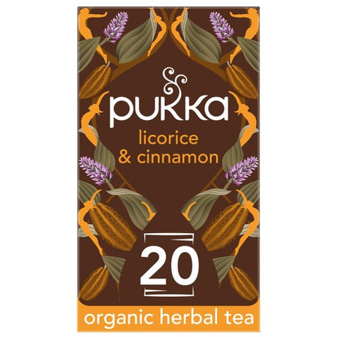 Pukka Organic Licorice Cinnamon Tea 20 20's (Pack 3)