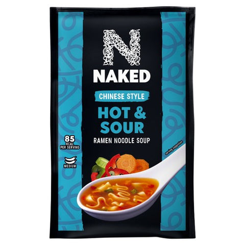 Naked Noodle Ramen Chinese Hot & Sour Soup 25g (Pack of 2)