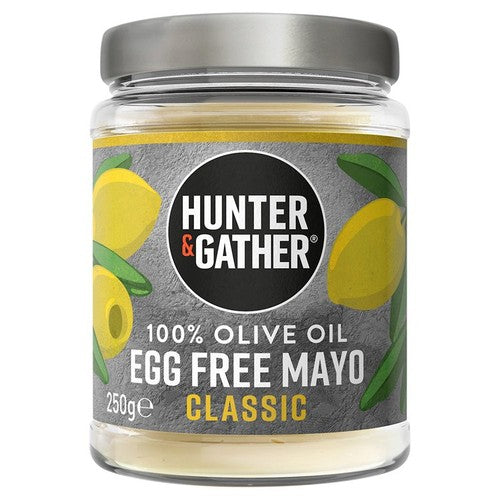 Hunter & Gather Egg Free Olive Oil Mayo 250g (Pack of 2)