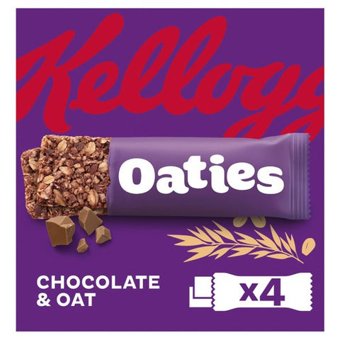 Kellogg's Oaties Chocolate & Oat Cereal Bar 4 x 40g (Pack of 3)