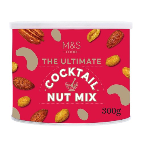M&S The Ultimate Cocktail Nut Mix 300g (Pack of 3)
