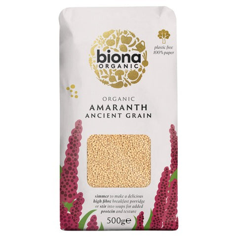 Biona Organic Amaranth Supergrain 500g (Pack of 3)