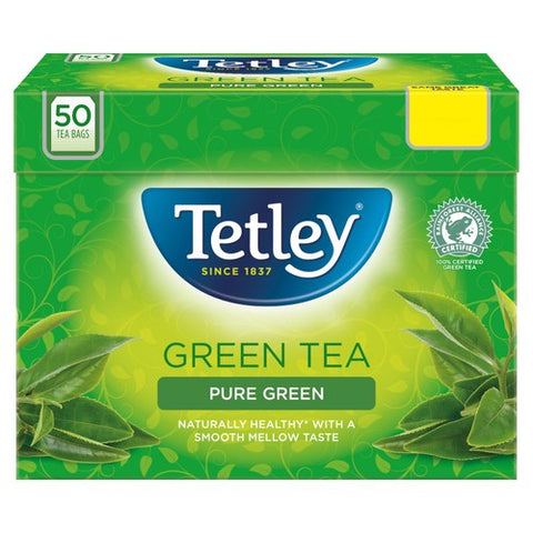 Tetley Pure Green Tea Bags 50's (Pack of 2)