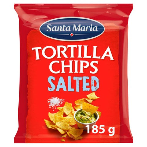 Santa Maria Tortilla Chips Salted 185g (Pack of 3)