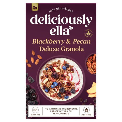 Deliciously Ella Blackberry & Pecan Deluxe Granola 350g (Pack of 3)