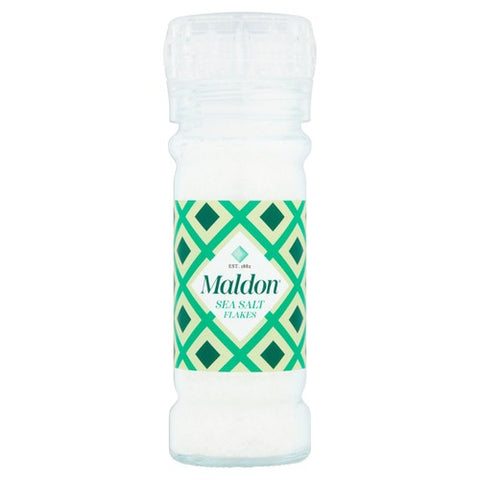 Maldon Salt Perfectly Crushed Original Salt Grinder 55g (Pack of 2)
