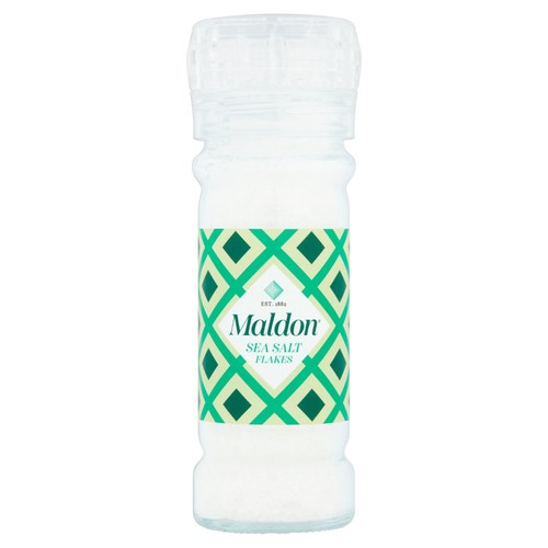 Maldon Salt Perfectly Crushed Original Salt Grinder 55g (Pack of 2)