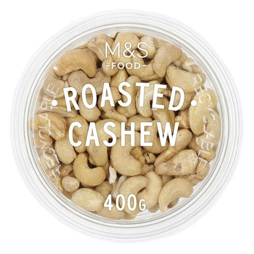 M&S Roasted Cashews 400g (Pack of 3)