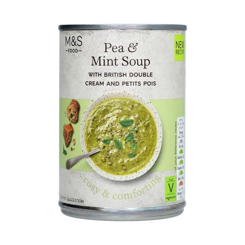 M&S Pea & Mint Soup 400g (Pack of 2)