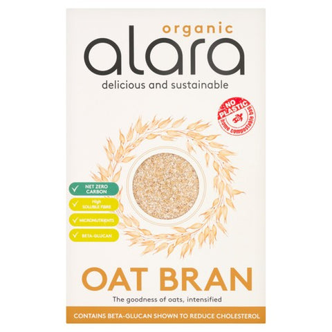 Alara Organic Oat Bran 650g (Pack of 3)
