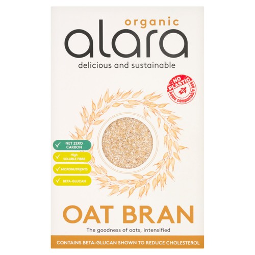 Alara Organic Oat Bran 650g (Pack of 3)