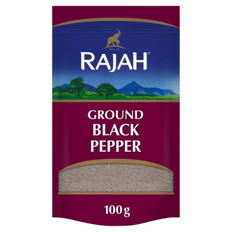 Rajah Spices Ground Black Pepper Powder 100g (Pack of 2)