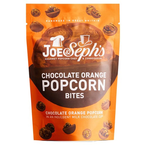 Joe & Seph's Orange Chocolate Popcorn Bites 63g (Pack of 6)