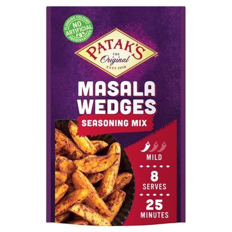 Pataks Masala Wedges Seasoning Mix 18's (Pack of 2)