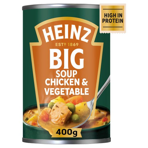 Heinz Chicken & Vegetable Chunky Big Soup 400g (Pack of 2)