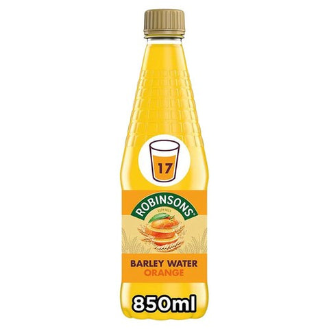 Robinsons Orange Barley Water 850ml (Pack of 2)