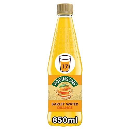 Robinsons Orange Barley Water 850ml (Pack of 2)
