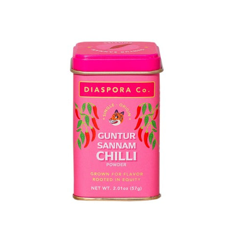 Diaspora Co. Guntur Sannam Chilli 57g (Pack of 2)