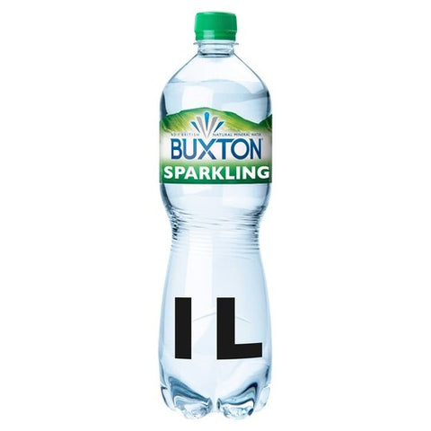 Buxton Sparkling Natural Mineral Water 1L (Pack of 3)