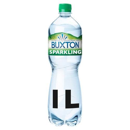 Buxton Sparkling Natural Mineral Water 1L (Pack of 3)