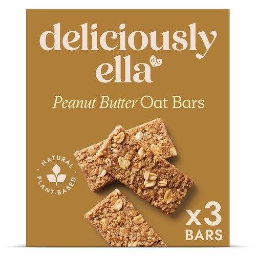 Deliciously Ella Peanut Butter Oat Bar Multipack 3 x 50g (Pack of 3)