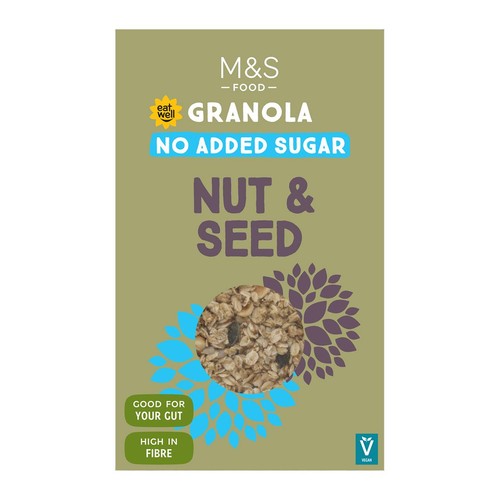 M&S No Added Sugar Seed & Nut Granola 500g (Pack of 3)