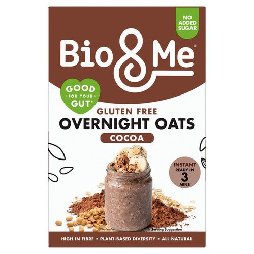 Bio&Me Gluten Free Cocoa Overnight Oats 350g (Pack of 3)