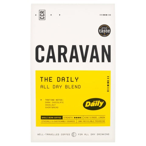 CARAVAN Daily Blend Whole Bean Coffee 200g (Pack of 2)